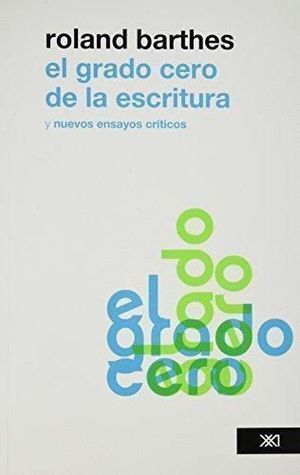 GRADO CERO DE LA ESCRITURA,EL