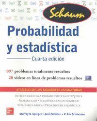 PROBABILIDAD Y ESTADISTICA 4ªED SCHAUM