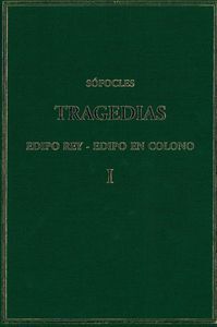 TRAGEDIAS VOL I EDIPO REY EDIPO EN COLONO