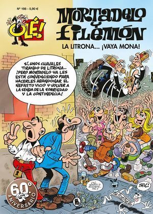 OLE MORTADELO 198 LITRONA VAYA MONA