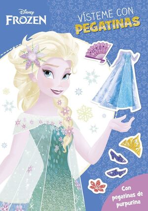 FROZEN VISTEME CON PEGATINAS 2