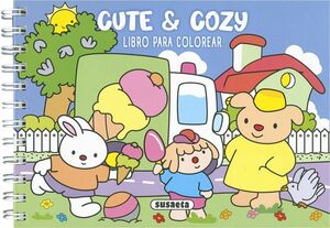 CUTE & COZY LIBRO PARA COLOREAR