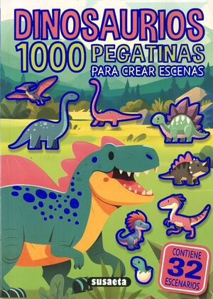 DINOSAURIOS 1000 PEGATINAS PARA CREAR ESCENAS
