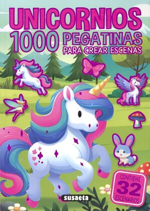 UNICORNIOS 1000 PEGATINAS PARA CREAR ESCENAS