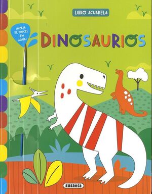 LIBRO ACUARELA DINOSAURIOS