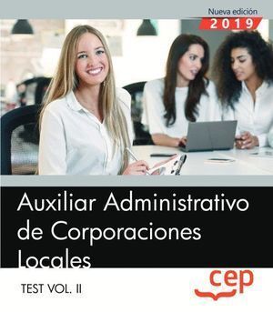 AUXILIAR ADMINISTRATIVO DE CORPORACIONES LOCALES TEST II