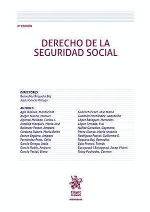 DERECHO DE LA SEGURIDAD SOCIAL 8ª EDICION