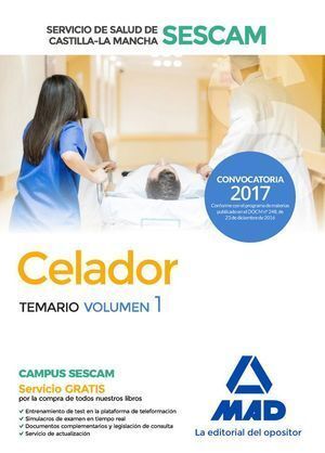 CELADOR DEL SERVICIO DE SALUD DE CASTILLA-LA MANCHA (SESCAM)