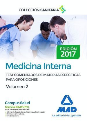 MEDICINA INTERNA TEST COMENTADOS VOL.2