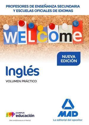 CUERPO PROFESORES ESO INGLES WELCOME VOL PRACTICO 2017