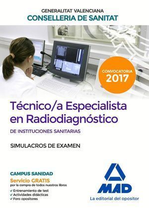 TECNICO/A ESPECIALISTA EN RADIODIAGNOSTICO DE INSTITUCIONES