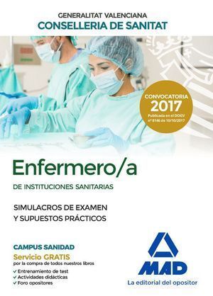 ENFERMERO/A DE INSTITUCIONES SANITARIAS DE LA CONSELLERIA DE
