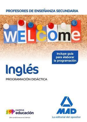 CUERPO PROFESORES ENSEÑANZA SECUNDARIA INGLES PROGRAMA DIDA