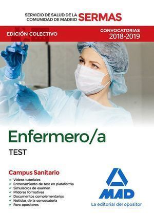 ENFERMERO/A DEL SERVICIO DE SALUD DE LA COMUNIDAD DE MADRID.