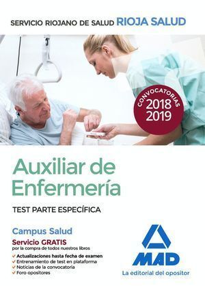 AUXILIAR DE ENFERMERIA DEL SERVICIO RIOJANO DE SALUD. TEST P