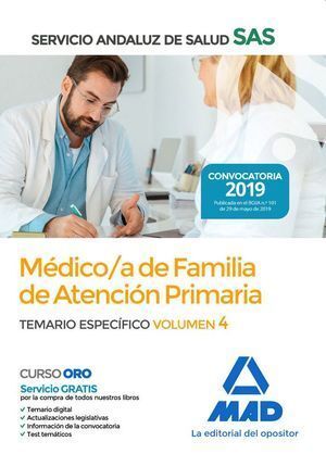 MEDICO DE FAMILIA DE ATENCION PRIMARIA DEL SERVICIO ANDALUZ