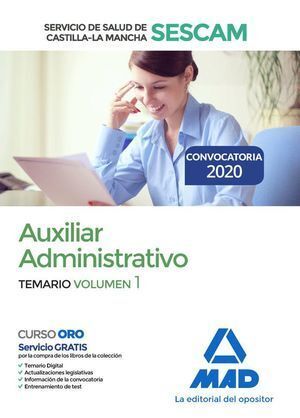 AUXILIAR ADMINISTRATIVO DEL SERVICIO DE SALUD DE CASTILLA-LA