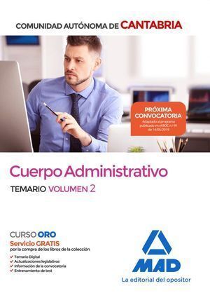 CUERPO ADMINISTRATIVO DE LA COMUNIDAD AUTONOMA DE CANTABRIA.