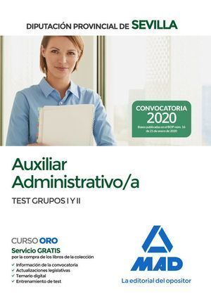 AUXILIAR ADMINISTRATIVO/A DE LA DIPUTACION PROVINCIAL DE SEV