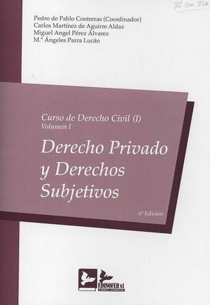 CURSO DE DERECHO CIVIL I VOL. I 2018 DERECHO PRIVADO Y DE