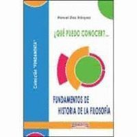 QUE PUEDO CONOCER FUNDAMENTOS DE HISTORIA DE LA FILOSOFIA
