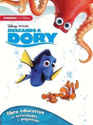 BUSCANDO A DORY LIBRO EDUCATIVO DISNEY CON ACTIVIDADES Y PE