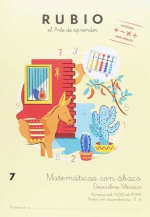 MATEMATICAS CON ABACO 7 DESCUBRE MEXICO