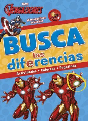 VENGADORES BUSCA LAS DIFERENCIAS,LOS