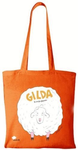 BOLSA DEL ALBUM GILDA LA OVEJA GIGANTE NARANJA