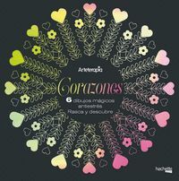 ARTETERAPIA CORAZONES 6 DIBUJOS MAGICOS
