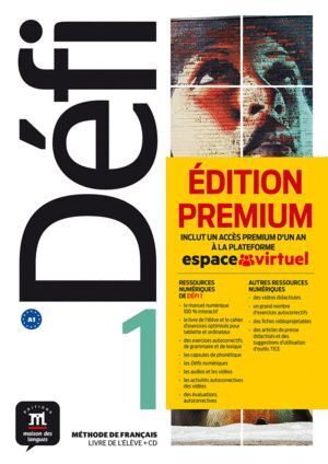 DEFI 1 LIVRE DE L'ELEVE + CD VERSION PREMIUM A1