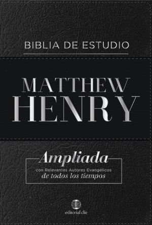BIBLIA DE ESTUDIO MATTHEW HENRY (EDICION BONDED LEATHER-SIN