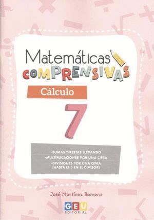 MATEMATICAS COMPRENSIVAS. CALCULO 7