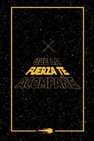 BLOC DE NOTAS STAR WARS QUE LA FUERZA TE ACOMPAÑE