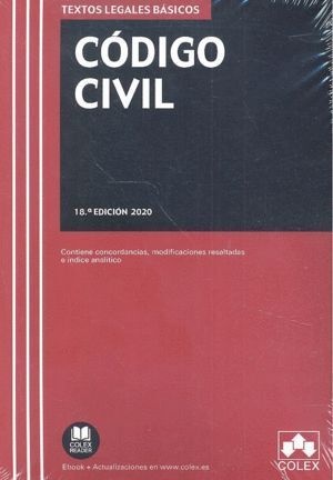 CODIGO CIVIL 2020 18ª ED