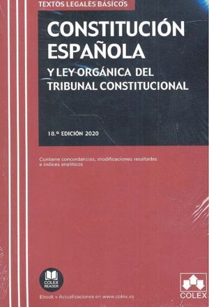 CONSTITUCION ESPAÑOLA Y LEY ORGANICA TRIBUNAL CONSTITUCINAL