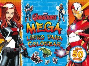 LOS VENGADORES MEGALIBRO PARA COLOREAR 2