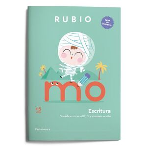 ESCRITURA CON LETRA DE IMPRENTA +5 AÑOS A4 RUBIO