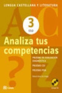 ANALIZA TUS COMPETENCIAS LENGUA 3ESO