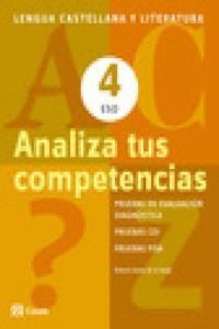 ANALIZA TUS COMPETENCIAS LENGUA 4ESO