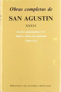 OBRAS COMPLETAS DE SAN AGUSTIN. XXXVI: ESCRITOS ANTIPELAGIAN