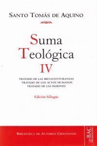 SUMA TEOLOGICA IV TRATADO DE LAS BIENAVENTURANZAS