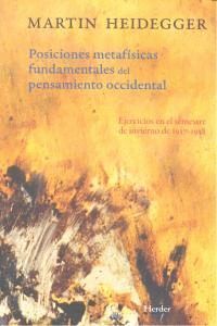 POSICIONES METAFISICAS FUNDAMENTALES PENSAMIENTO OCCIDENTAL