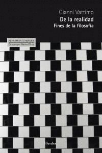 DE LA REALIDAD FINES DE LA FILOSOFIA