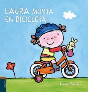 LAURA MONTA EN BICICLETA