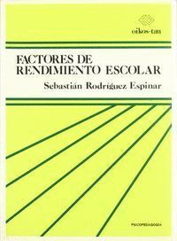FACTORES DE RENDIMIENTO ESCOLAR