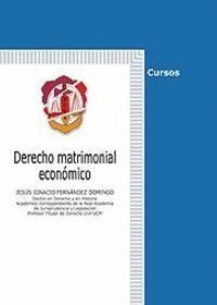 DERECHO MATRIMONIAL ECONOMICO
