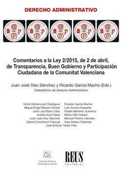 COMENTARIOS A LA LEY2/2015, DE 2 DE ABRIL, DE TRANSPARENCIA,