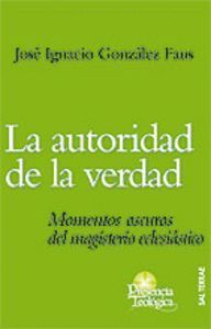 AUTORIDAD DE LA VERDAD,LA