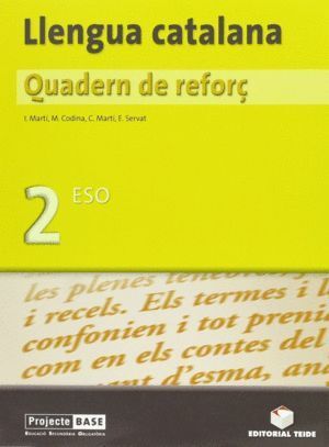 QUADERN DE REFORC LLENGUA CATALANA 2ºESO 08       TEILEN32ES